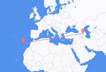 Vluchten van Gəncə, Azerbeidzjan naar Funchal, Portugal