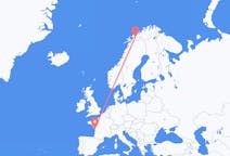 Flights from La Rochelle, France to Andselv, Norway
