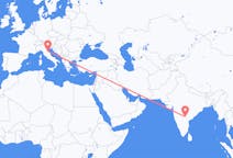 出发地 印度出发地 海得拉巴 (巴基斯坦)目的地 意大利里米尼的航班