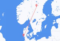 Flights from Sveg, Sweden to Westerland, Germany