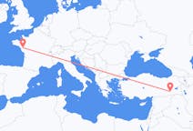 Flights from Batman, Turkey to Nantes, France