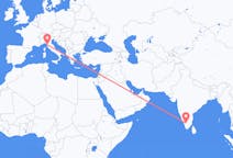 Flights from Coimbatore, India to Pisa, Italy