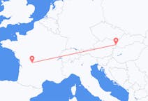 Flyg från Bratislava, Slovakien till Limoges, Frankrike