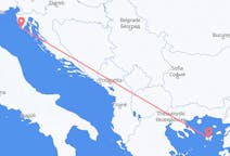 Vols depuis la ville de Pula vers la ville de Lemnos