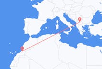 Vols de Guelmim, le Maroc pour Skopje, Macédoine du Nord
