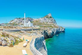 Giro panoramico di Gibilterra con panorami mozzafiato, scimmie, grotte e tunnel