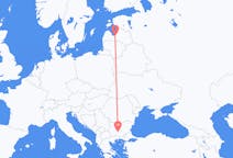 Vluchten van Riga, Pescara naar Plovdiv