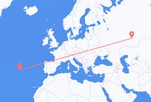 Flights from Ufa, Russia to Terceira Island, Portugal