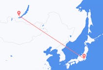 Fly fra Tokyo til Irkutsk