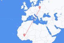 Flights from Bobo-Dioulasso, Burkina Faso to Lublin, Poland