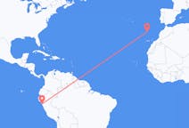 Flyrejser fra Trujillo, Peru til Funchal, Portugal
