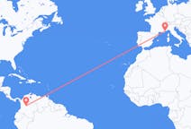 Flüge von Bogotá, Kolumbien nach Nizza, Frankreich