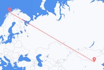 Flyg från Baotou, Kina till Tromsø, Norge