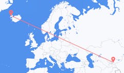 Flights from the city of Andijan, Uzbekistan to the city of Ísafjörður, Iceland