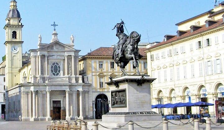 Turin Highlights Private Walking Tour with Piazza Castello and Piazza San Carlo