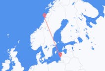 Loty z miasta Palanga do miasta Sandnessjøen