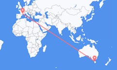Flyg från Devonport, Australien till Montpellier, Frankrike