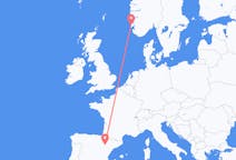 Flights from from Haugesund to Zaragoza