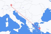 Loty z Samos, Grecja do Innsbrucku, Austria
