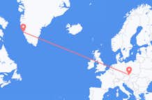 Vluchten van Brno, Tsjechië naar Nuuk, Groenland