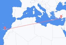 出发地 土耳其出发地 加济帕萨目的地 西班牙拉斯帕尔马斯的航班