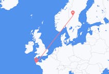 Flights from Brest, France to Sveg, Sweden