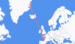 Рейсы из Бордо, Франция в Иттоккортоормиит, Гренландия