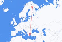 Flights from Plaka, Milos, Greece to Kuusamo, Finland
