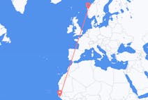 出发地 几内亚比绍出发地 比绍目的地 挪威Førde的航班