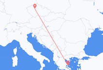 出发地 希腊出发地 斯基亚索斯目的地 捷克布拉格的航班
