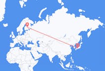 Flüge von Kobe, Japan nach Kuopio, Finnland