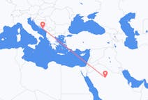 Flights from Ha il, Saudi Arabia to Dubrovnik, Croatia
