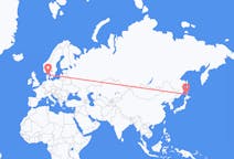 Flyreiser fra Wakkanai, Japan til Aalborg, Danmark