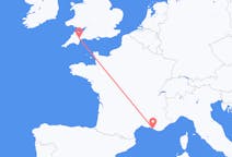 Flights from Marseille, France to Exeter, the United Kingdom