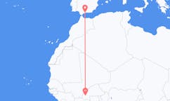 Flights from Bobo-Dioulasso, Burkina Faso to Málaga, Spain