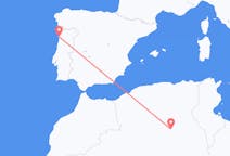 Vluchten van Ouargla, Algerije naar Porto, Portugal