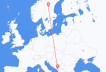 Flights from Podgorica, Montenegro to Sveg, Sweden