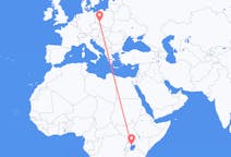 Flights from Entebbe to Wrocław