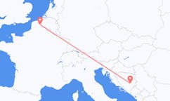Flyrejser fra Sarajevo til Lille