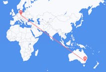 Flug frá Canberra, Ástralíu til Dresden, Þýskalandi