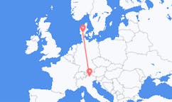 Flyreiser fra Bolzano, Italia, til Billund, Italia