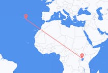 Flights from Entebbe to Ponta Delgada