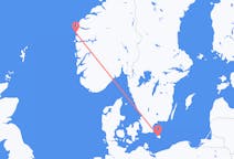 Loty z miasta Bornholm do miasta Florø