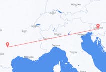 Flüge von Ljubljana, Slowenien nach Rodez, Frankreich