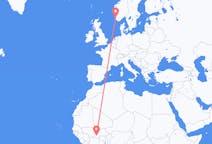 Flyrejser fra Bobo-Dioulasso, Burkina Faso til Stavanger, Norge