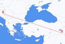 Fly fra Sarajevo til Hakkâri