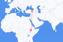 Flüge von Jinka, Äthiopien nach Şanlıurfa, die Türkei