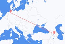 Flyrejser fra Gandja, Aserbajdsjan til Bremen, Tyskland