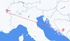 Loty z Mostar, Bośnia i Hercegowina do Genewy, Szwajcaria