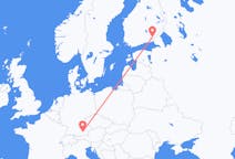 Flyg från München, Tyskland till Villmanstrand, Finland